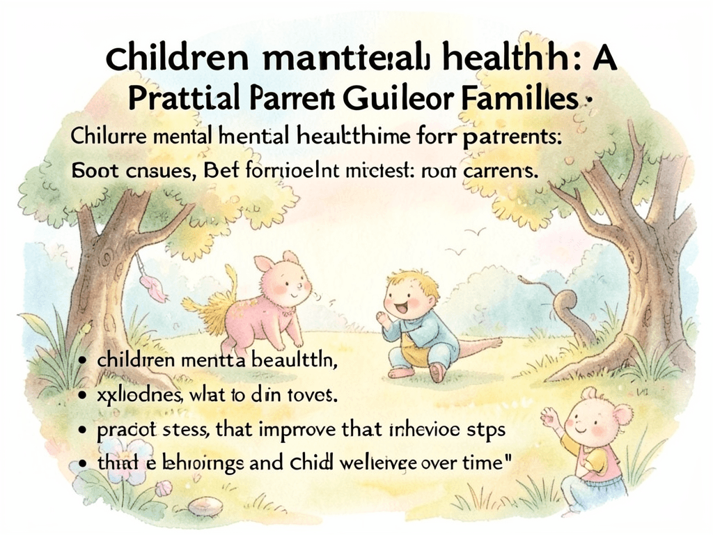 children mental health: A Practical Parent Guide for Families