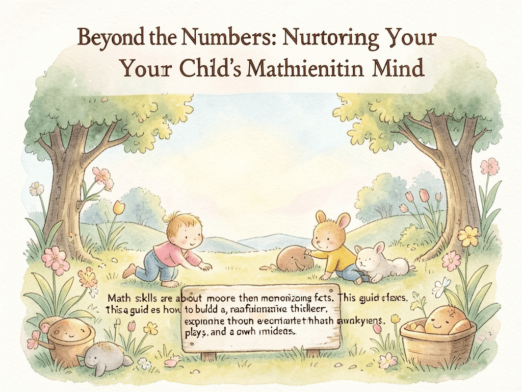 Beyond the Numbers: Nurturing Your Child's Mathematical Mind