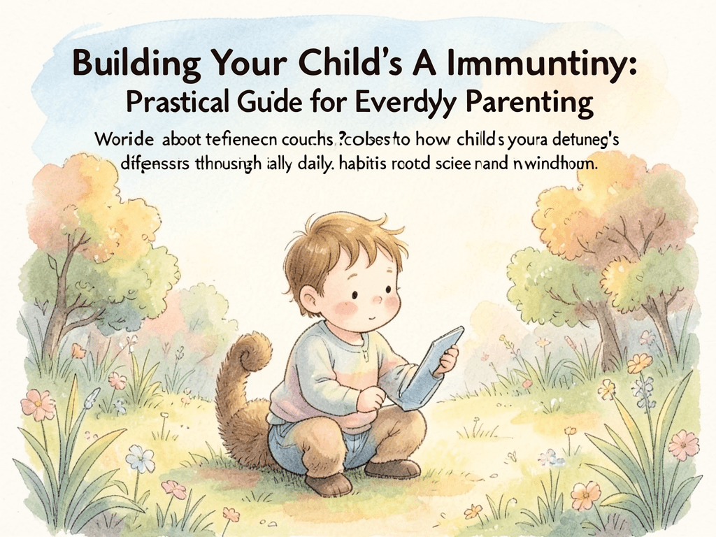 Building Your Child's Immunity: A Practical Guide for Everyday Parenting