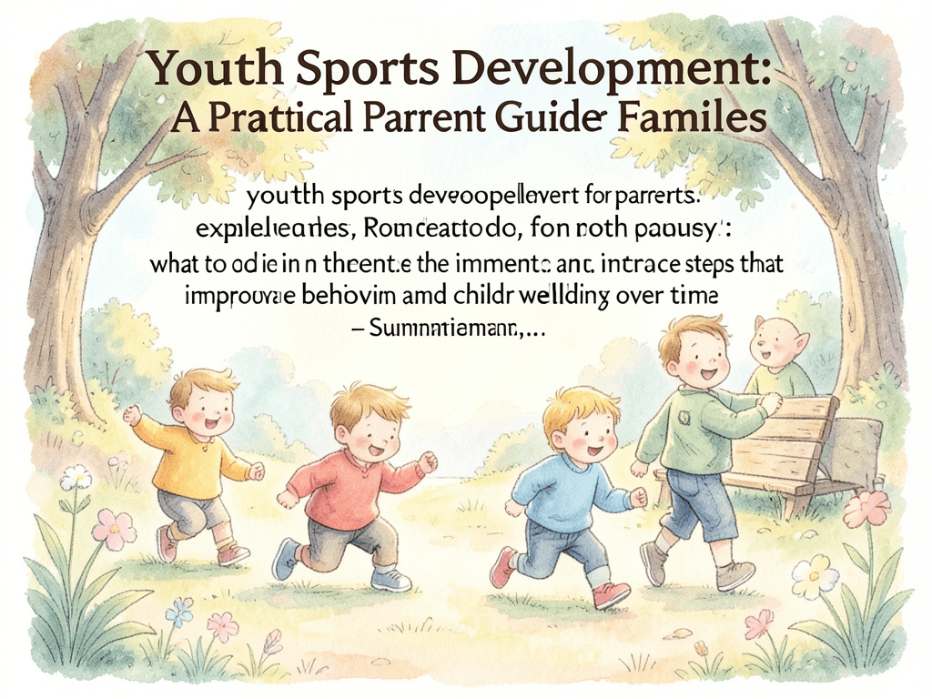 youth sports development: A Practical Parent Guide for Families