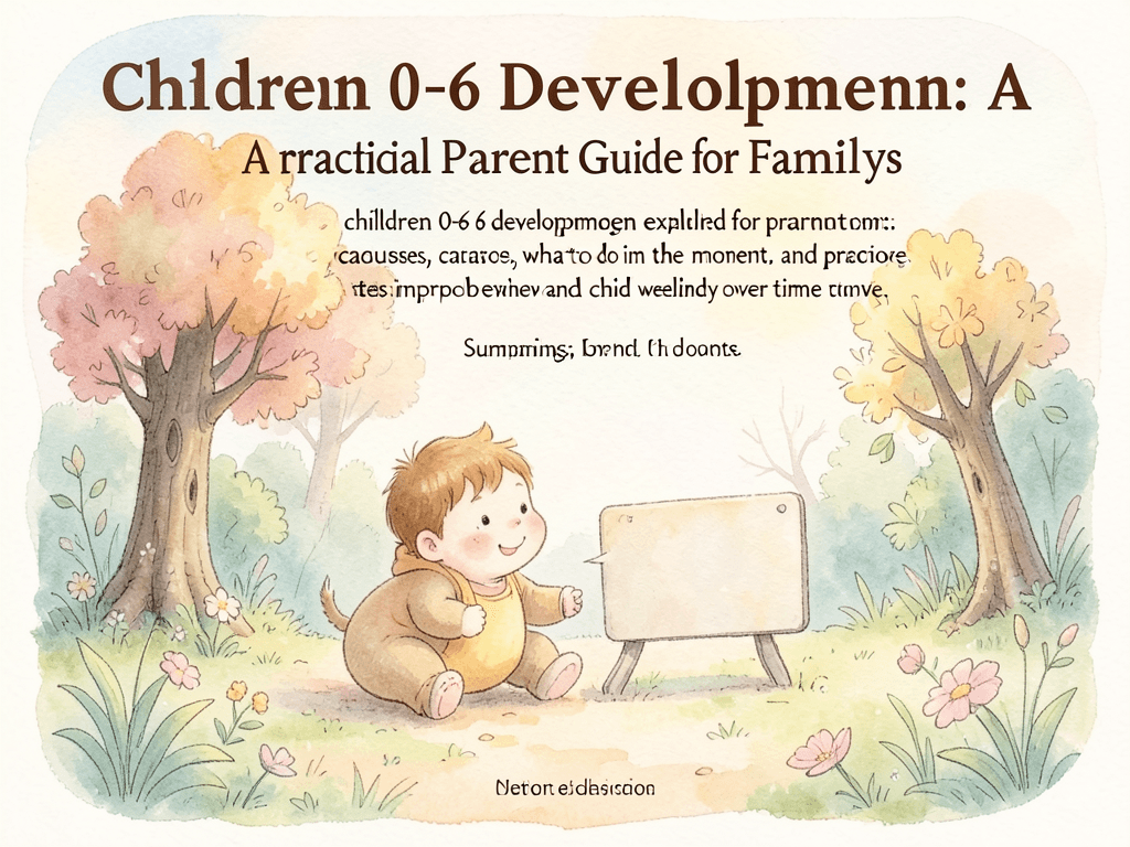 children 0-6 development: A Practical Parent Guide for Families