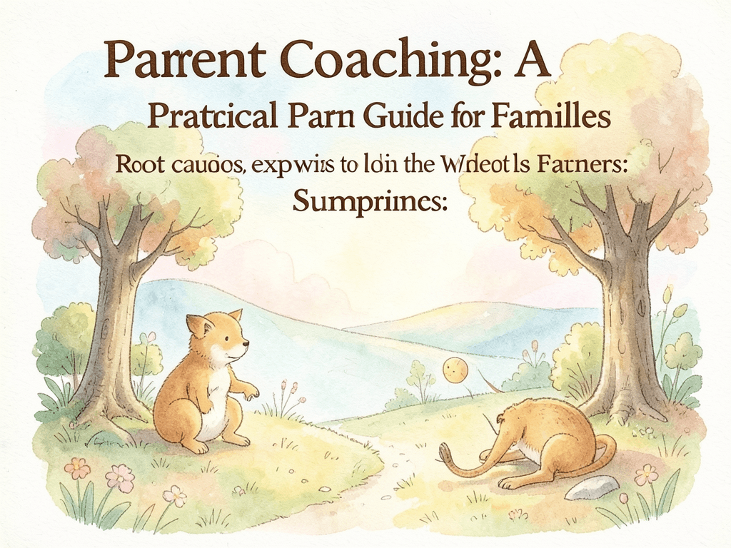 parent coaching: A Practical Parent Guide for Families