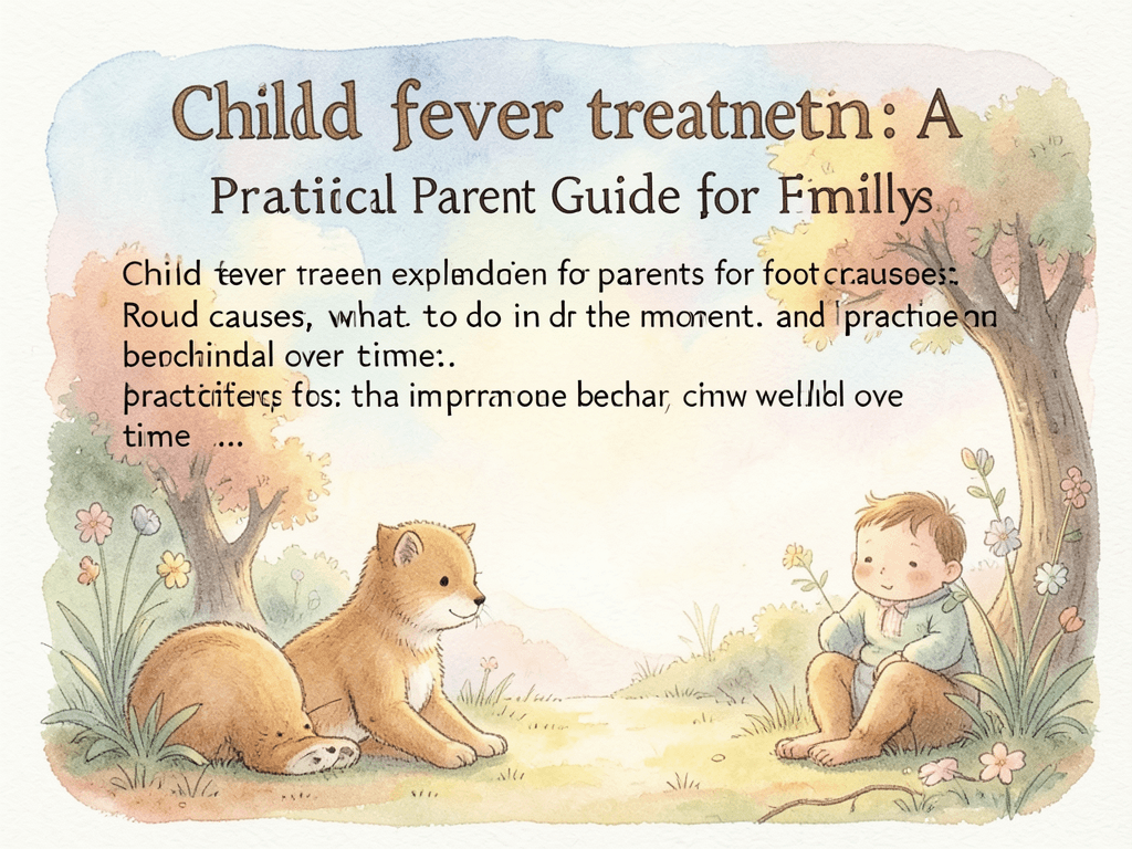 child fever treatment: A Practical Parent Guide for Families