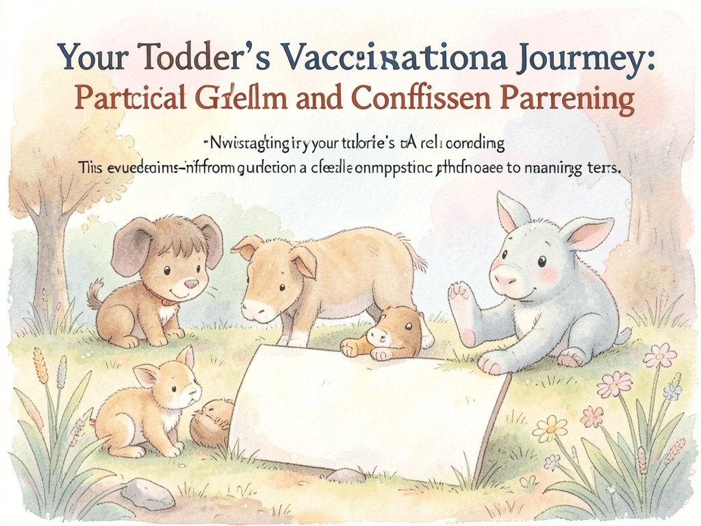 Your Toddler's Vaccination Journey: A Practical Guide for Calm and Confident Parenting