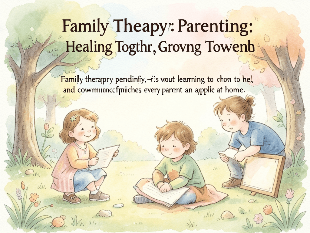 Family Therapy Parenting: Healing Together, Growing Together