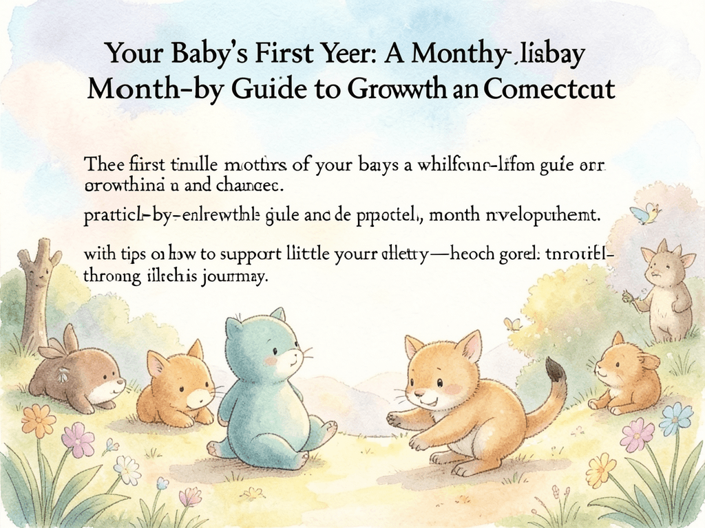 Your Baby's First Year: A Month-by-Month Guide to Growth and Connection